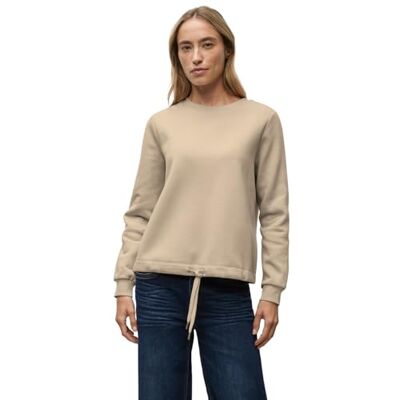 Street One Damen Sweatshirt mit Rippdetail Street One Damen Sweatshirt mit Rippdetail