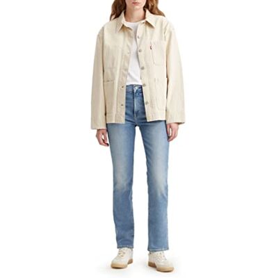 Levi's Damen 724 High Rise Straight Jean, Blue Wave Light, 25W / 30L Levi's Damen 724 High Rise Straight Jean, Blue Wave Light, 25W / 30L