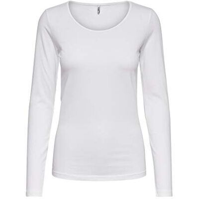 ONLY Damen Shirt LIVE weiß XS ONLY Damen Shirt LIVE weiß XS