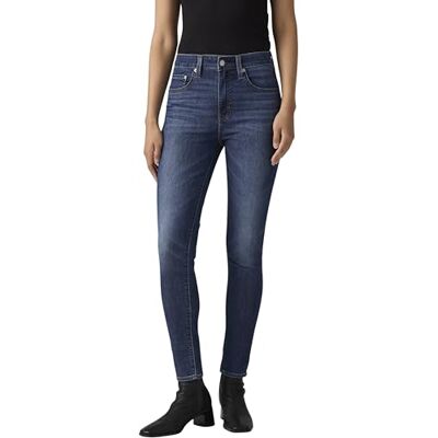 Levi's Damen Jeanshose 721 mit Stretch-Anteil, Skinny Fit, Blau (Cool News), W31/L30 Levi's Damen Jeanshose 721 mit Stretch-Anteil, Skinny Fit, Blau (Cool News), W31/L30