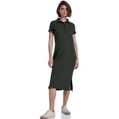 Street One Studio Damen Kleid mit Rippstruktur Street One Studio Damen Kleid mit Rippstruktur