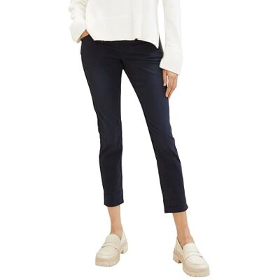 TOM TAILOR Damen Tapered Relaxed Hosemit Kordelzug , sky captain blue, 40/28 TOM TAILOR Damen Tapered Relaxed Hosemit Kordelzug , sky captain blue, 40/28