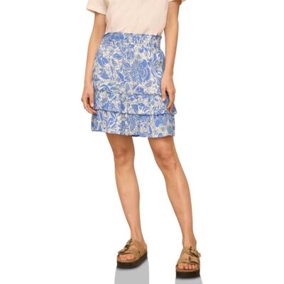 Street One Studio Damen Knielanger Rock mit floralem Muster Street One Studio Damen Knielanger Rock mit floralem Muster