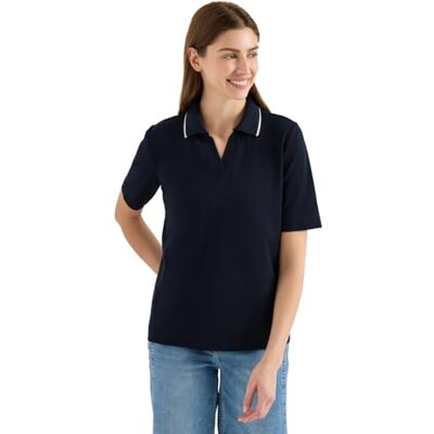Cecil Damen Kurzarm Poloshirt aus Piqué Ware Cecil Damen Kurzarm Poloshirt aus Piqué Ware