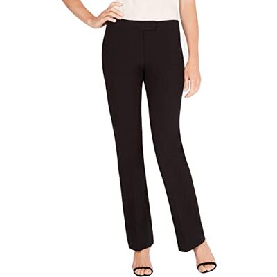 Anne Klein Damen ausgestelltem Bein Hose, Anne Schwarz, 40 Anne Klein Damen ausgestelltem Bein Hose, Anne Schwarz, 40