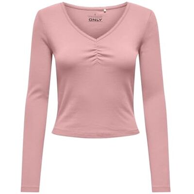 ONLY Onlbetty Life L/S Scallop V-Neck Cc JRS ONLY Onlbetty Life L/S Scallop V-Neck Cc JRS