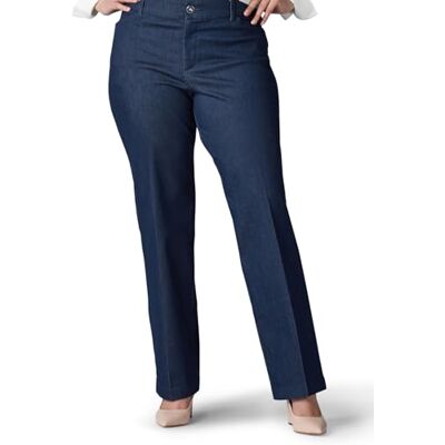 Lee Damen Ultra Lux Comfort mit Flex Motion Bootcut Jeans, Indigo Rinse, 40 Kurz Lee Damen Ultra Lux Comfort mit Flex Motion Bootcut Jeans, Indigo Rinse, 40 Kurz