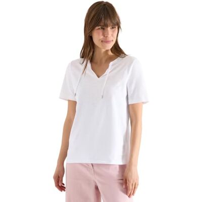 Cecil Damen Kurzarm Shirt mit Split Neck Cecil Damen Kurzarm Shirt mit Split Neck