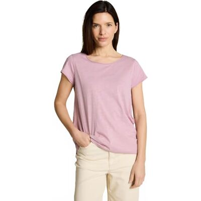 TOM TAILOR Damen 1050423 T-Shirt, 36847-Light Elderberry, Medium TOM TAILOR Damen 1050423 T-Shirt, 36847-Light Elderberry, Medium