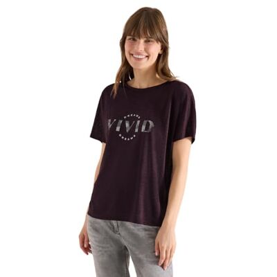 Cecil Dropped Shoulder Shirt in Leinen-Optik Rich Burgundy XL Cecil Dropped Shoulder Shirt in Leinen-Optik Rich Burgundy XL