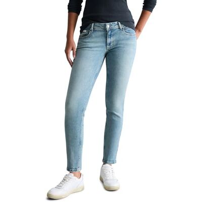 Marc O' Polo Marc OߴPolo Denim Damen Jeanshose Cropped Slim Fit, Blau (Light Blue Multi 30), W25/L34 Marc O' Polo Marc OߴPolo Denim Damen Jeanshose Cropped Slim Fit, Blau (Light Blue Multi 30), W25/L34
