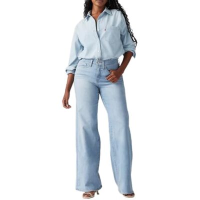 Levi's 318 Shaping Wide Leg Tall Glass of Water Levi's 318 Shaping Wide Leg Tall Glass of Water