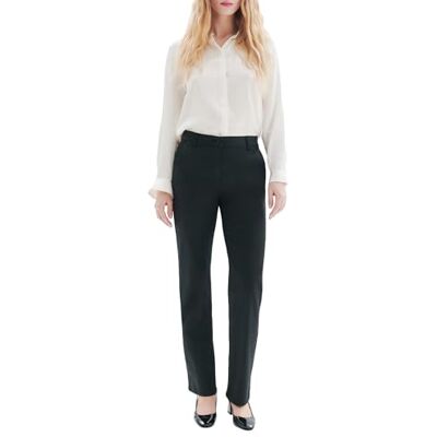 Caroll Damen 252p-pcomilong Hose, Black Beauty, 40 Caroll Damen 252p-pcomilong Hose, Black Beauty, 40