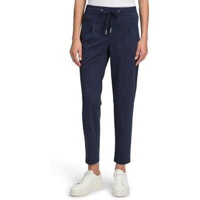 Betty & Co Damen Stretch-Hose mit Eingrifftaschen 36, Dunkelblau Betty & Co Damen Stretch-Hose mit Eingrifftaschen 36, Dunkelblau