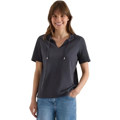 Cecil Damen Kurzarm Shirt mit Split Neck Cecil Damen Kurzarm Shirt mit Split Neck