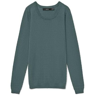 VERO MODA VMCARE Structure LS O-Neck BLOU NOOS VERO MODA VMCARE Structure LS O-Neck BLOU NOOS
