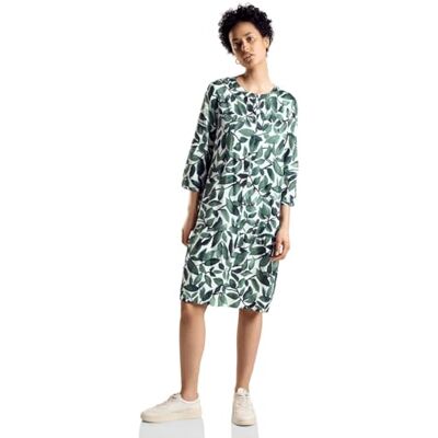 Street One Damen Knielanges Kleid mit Print Street One Damen Knielanges Kleid mit Print