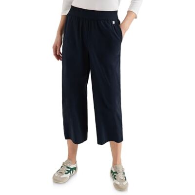 Cecil High Waist Wide Leg Hose im Loose Fit universal Blue M Cecil High Waist Wide Leg Hose im Loose Fit universal Blue M