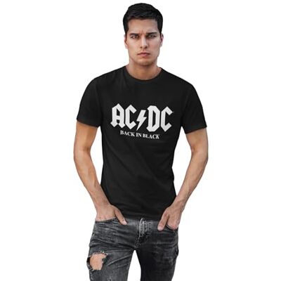 AC/DC MEACDCRTS001 t Shirt Damen, AC/DC MEACDCRTS001 t Shirt Damen,