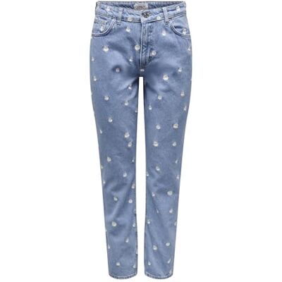 ONLY Onlinc Jagger Hw Mom Daisy Jeans DNM ONLY Onlinc Jagger Hw Mom Daisy Jeans DNM