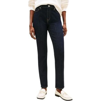 Tommy Hilfiger Damen Jeans Hose Rinse Slim Mid Rise, Blau (Denim Rinse 01), 34W/32L Tommy Hilfiger Damen Jeans Hose Rinse Slim Mid Rise, Blau (Denim Rinse 01), 34W/32L