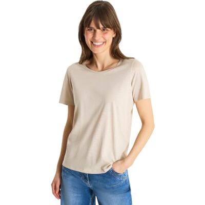 Cecil Basic T-Shirt mit Rundhals in Unifarbe Cecil Basic T-Shirt mit Rundhals in Unifarbe