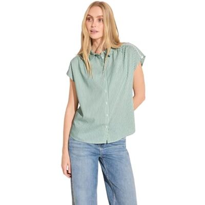 Street One Damen Gestreifte Sommer Bluse Street One Damen Gestreifte Sommer Bluse