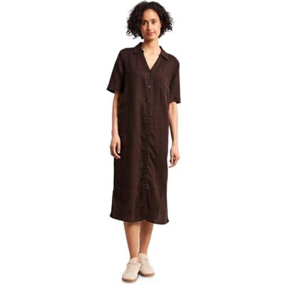 Street One Midi-Kleid aus Leinen mit Knopfleiste Street One Midi-Kleid aus Leinen mit Knopfleiste