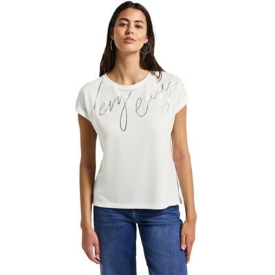 Street One Damen T-Shirt mit Folien Wording Street One Damen T-Shirt mit Folien Wording