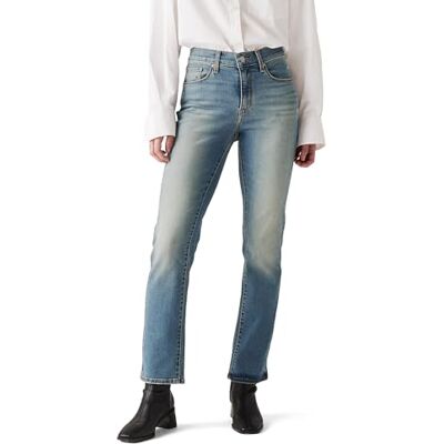 Levi's Damen Jeanshose Classic Mid Rise, Straight Fit, Blau (Cave Wall), W33/L30 Levi's Damen Jeanshose Classic Mid Rise, Straight Fit, Blau (Cave Wall), W33/L30