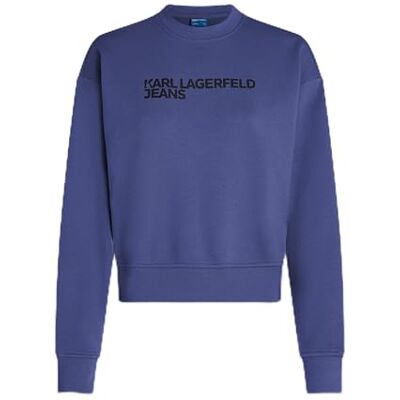 KARL LAGERFELD JEANS Regular Essential Logo Sweat, Skipper Blue, XS KARL LAGERFELD JEANS Regular Essential Logo Sweat, Skipper Blue, XS