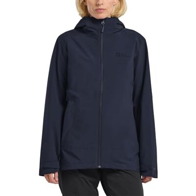 Jack Wolfskin Damen Moonrise 3-in-1 W Jacket, night blue, XL EU Jack Wolfskin Damen Moonrise 3-in-1 W Jacket, night blue, XL EU