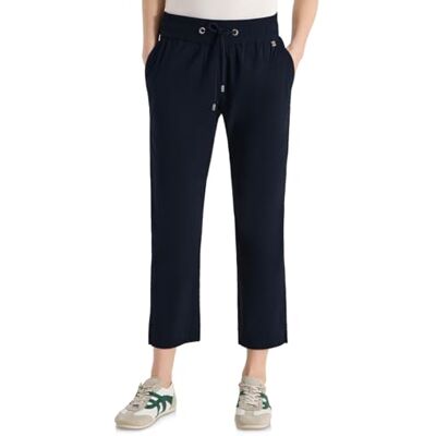Cecil Mid Waist Slim Leg Hose im Casual Fit universal Blue XL Cecil Mid Waist Slim Leg Hose im Casual Fit universal Blue XL