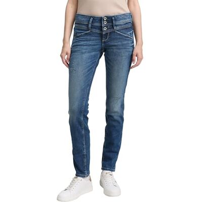 TOM TAILOR Damen Alexa Slim Jeans mit Bio-Baumwolle TOM TAILOR Damen Alexa Slim Jeans mit Bio-Baumwolle