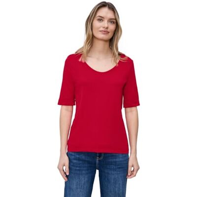 Street One Damen T-Shirt mit Turn-Up Street One Damen T-Shirt mit Turn-Up