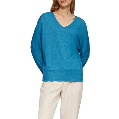 s.Oliver Langarmshirt mit Fledermausärmeln und breitem Bund s.Oliver Langarmshirt mit Fledermausärmeln und breitem Bund