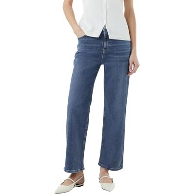 Comma Elastische Ankle-Jeans mit Straight Leg Comma Elastische Ankle-Jeans mit Straight Leg