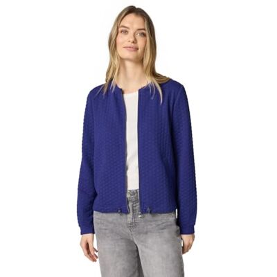 Street One Damen Zipper Jacke mit Struktur Street One Damen Zipper Jacke mit Struktur