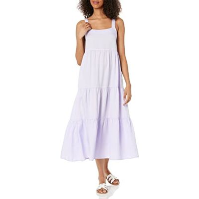 The Drop Britt Maxi-Zeltkleid im Stufendesign Kleider, Staubviolett, XX-Small The Drop Britt Maxi-Zeltkleid im Stufendesign Kleider, Staubviolett, XX-Small
