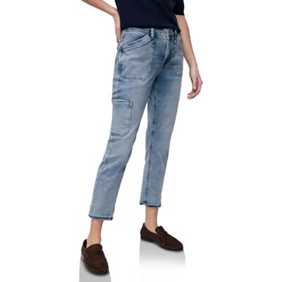 Street One Cargo Jeans Bleached Washed 27 Street One Cargo Jeans Bleached Washed 27