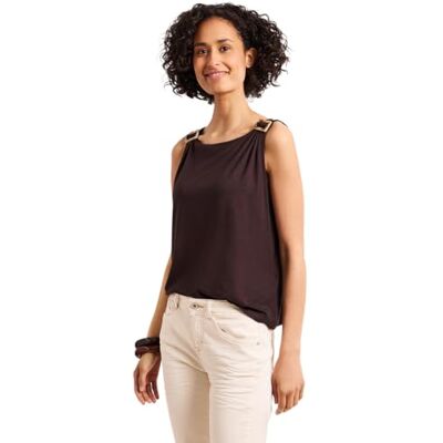 Street One Top mit Rundhals und Schulterdetail Street One Top mit Rundhals und Schulterdetail