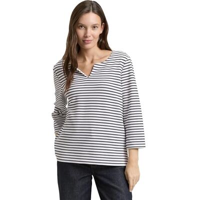 TOM TAILOR T-Shirt mit Streifenmuster TOM TAILOR T-Shirt mit Streifenmuster