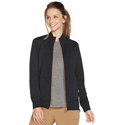 Skechers Women's Go Walk Kapuzenjacke Ohne Kapuze Sweatshirt, Black, M Skechers Women's Go Walk Kapuzenjacke Ohne Kapuze Sweatshirt, Black, M