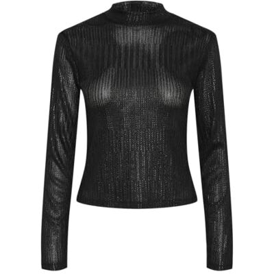 PIECES PCROCKY LS T-Neck TOP PIECES PCROCKY LS T-Neck TOP