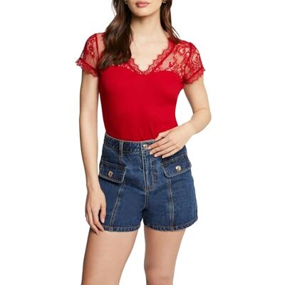 Morgan 232-Dlami T-Shirt, Granat, XS Frau Morgan 232-Dlami T-Shirt, Granat, XS Frau
