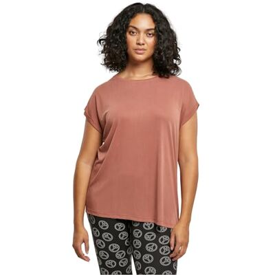 Urban Classics Damen T-Shirt Ladies Modal Extended Shoulder Tee, lang geschnittenes T-Shirt, erhältlich in vielen Farbvarianten, Größen XS-5XL Urban Classics Damen T-Shirt Ladies Modal Extended Shoulder Tee, lang geschnittenes T-Shirt, erhältlich in vielen Farbvarianten, Größen XS-5XL