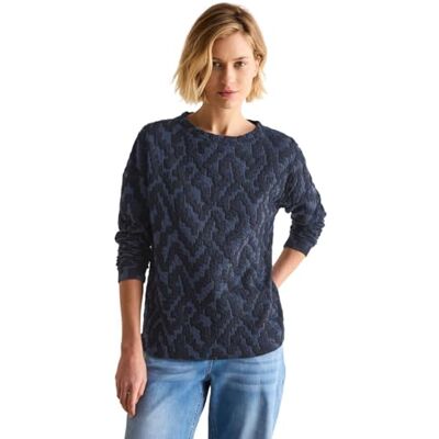 Cecil Damen Jaquard Strukturshirt Cecil Damen Jaquard Strukturshirt