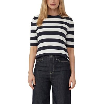 s.Oliver Gestreifter Feinstrickpullover s.Oliver Gestreifter Feinstrickpullover