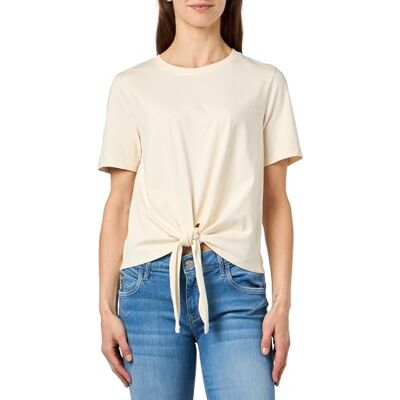 Vila VIPIPPA O-Neck S/S TIE T-Shirt/R Vila VIPIPPA O-Neck S/S TIE T-Shirt/R