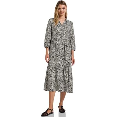 Street One Damen Gemustertes Volant-Kleid Street One Damen Gemustertes Volant-Kleid